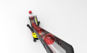 The Hammer Boccia Ramp by Gravity With Boccia Balls Render