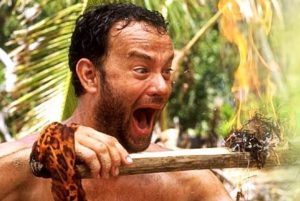 Tom Hanks Invents Fire